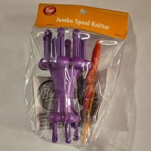 Boye Jumbo Spool Knitter - Purple and Orange